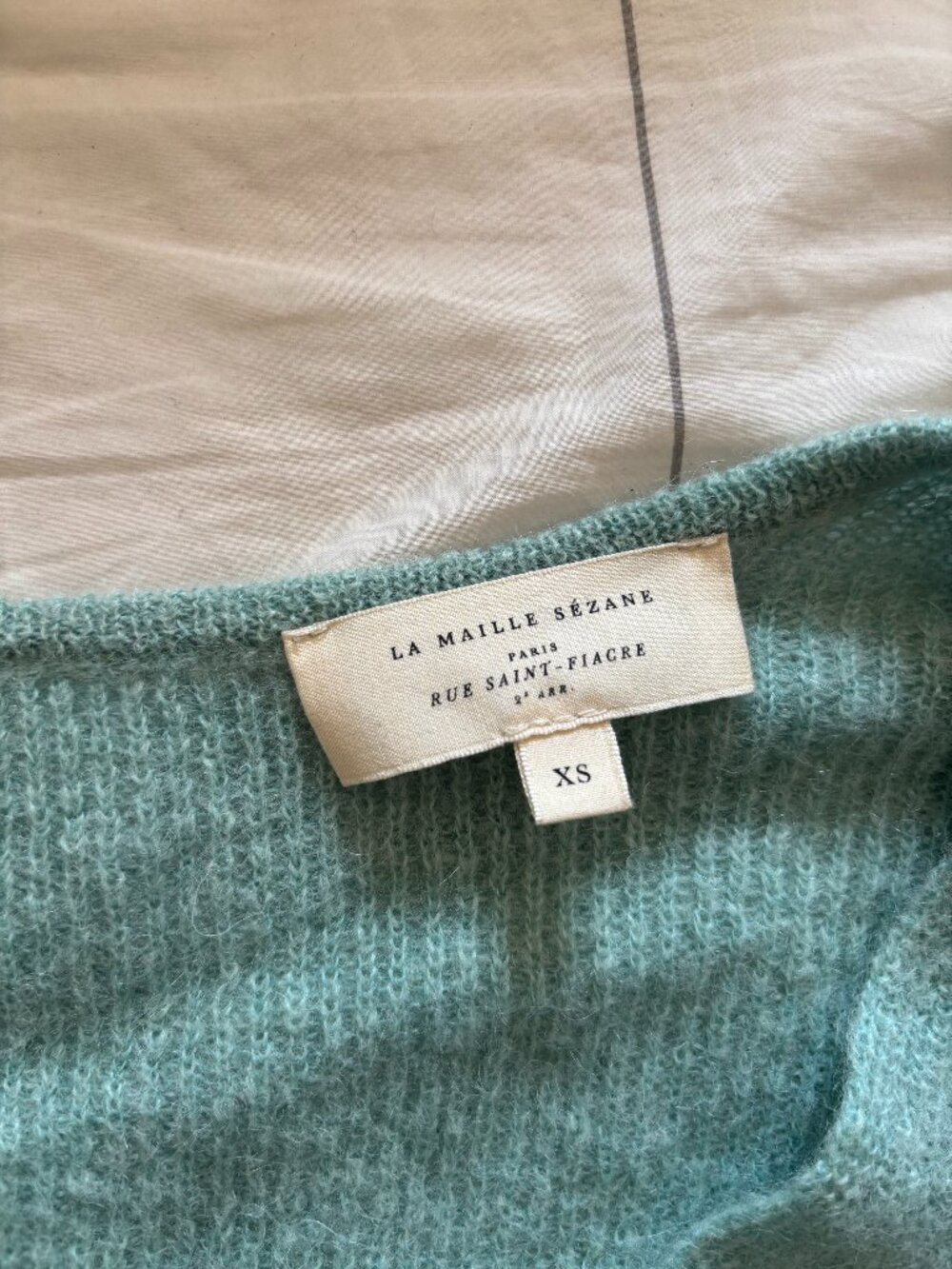 Sezane Barry Jumper Sea Green XS - Picture 5 of 6